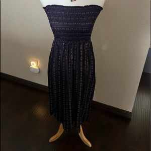 Womens sleeveless tube top dress